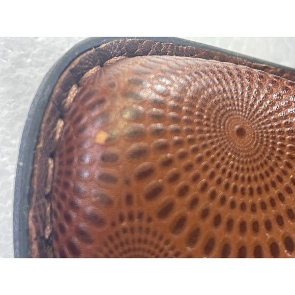 Alegria Paloma Clogs Women's size 9.5 Mary Jane Brown Leather Embossed Comfort - Picture 6 of 16